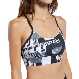 Reebok Meet You There AOP Women’s Strappy Sports Bra